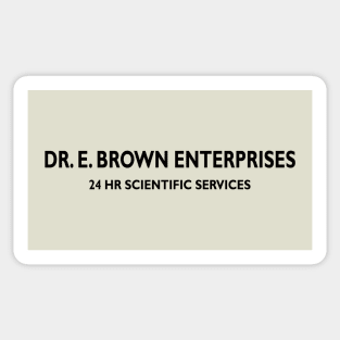 Dr. E Brown Enterprises Sticker